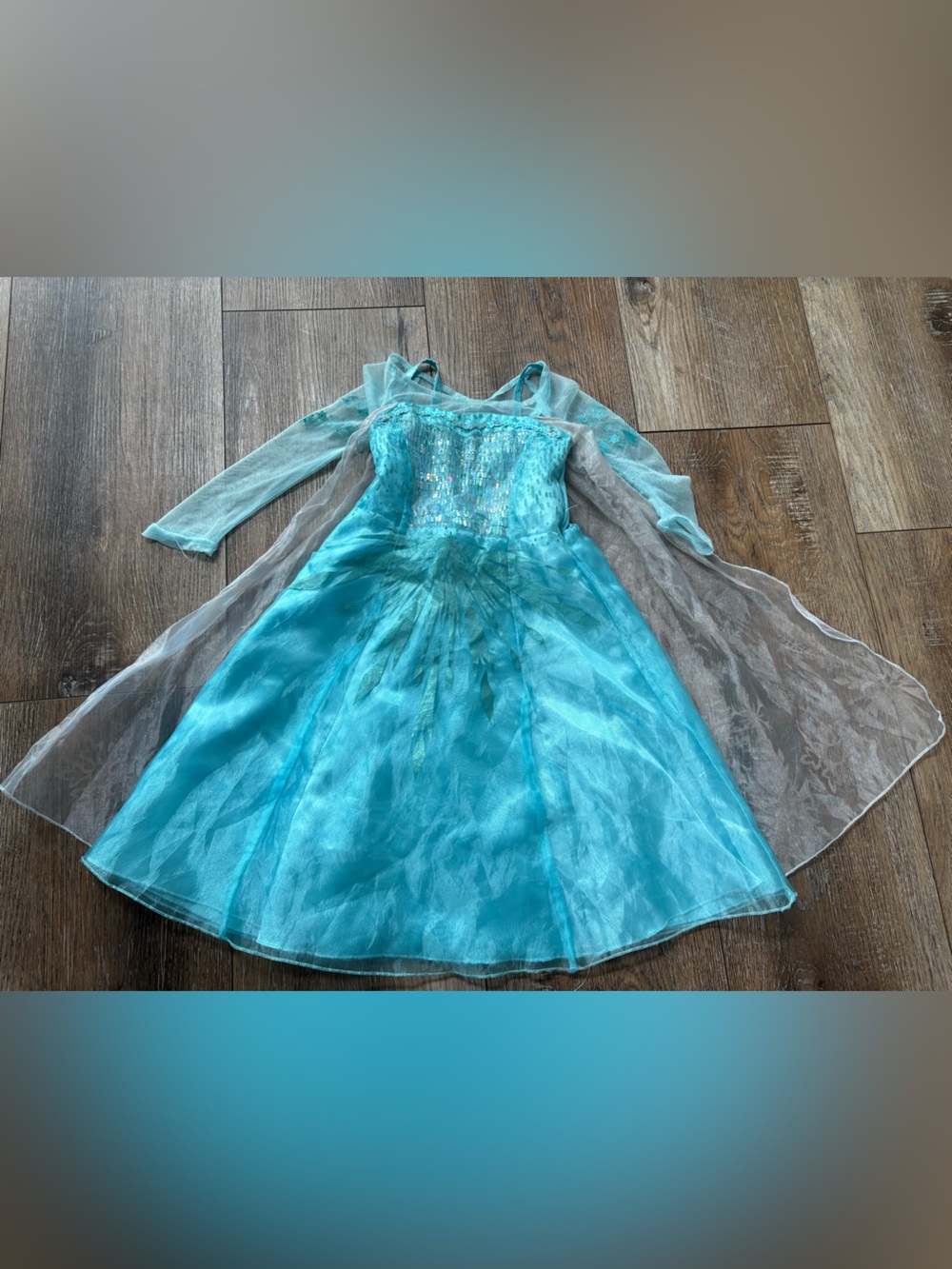 Disney store Elsa Sparkle Tulle Princess Dress size 3